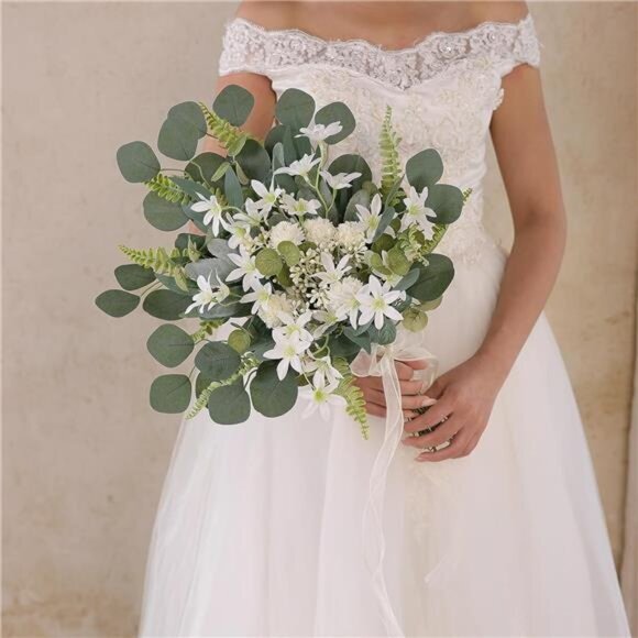 Artificial Greenery Stems Box Set(Pack of 65pcs) with 8‎ Kinds of Faux Plants - Picture 6 of 6